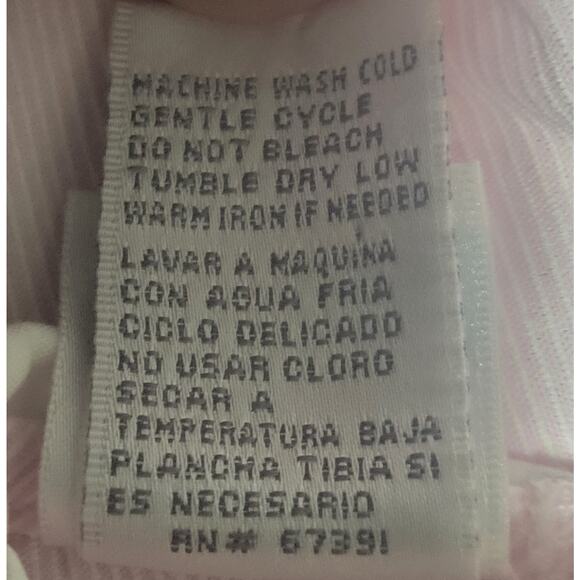 Koala Baby/Kids Pink and White Striped Easter Dress Size 6-9 M - Picture 6 of 10